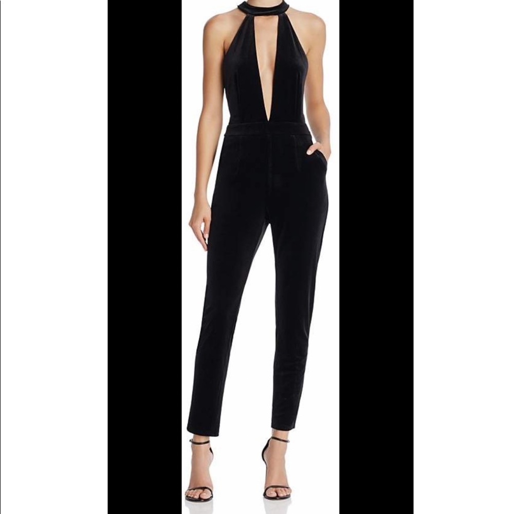 Sunset and Spring Velvet Jumpsuit Size M